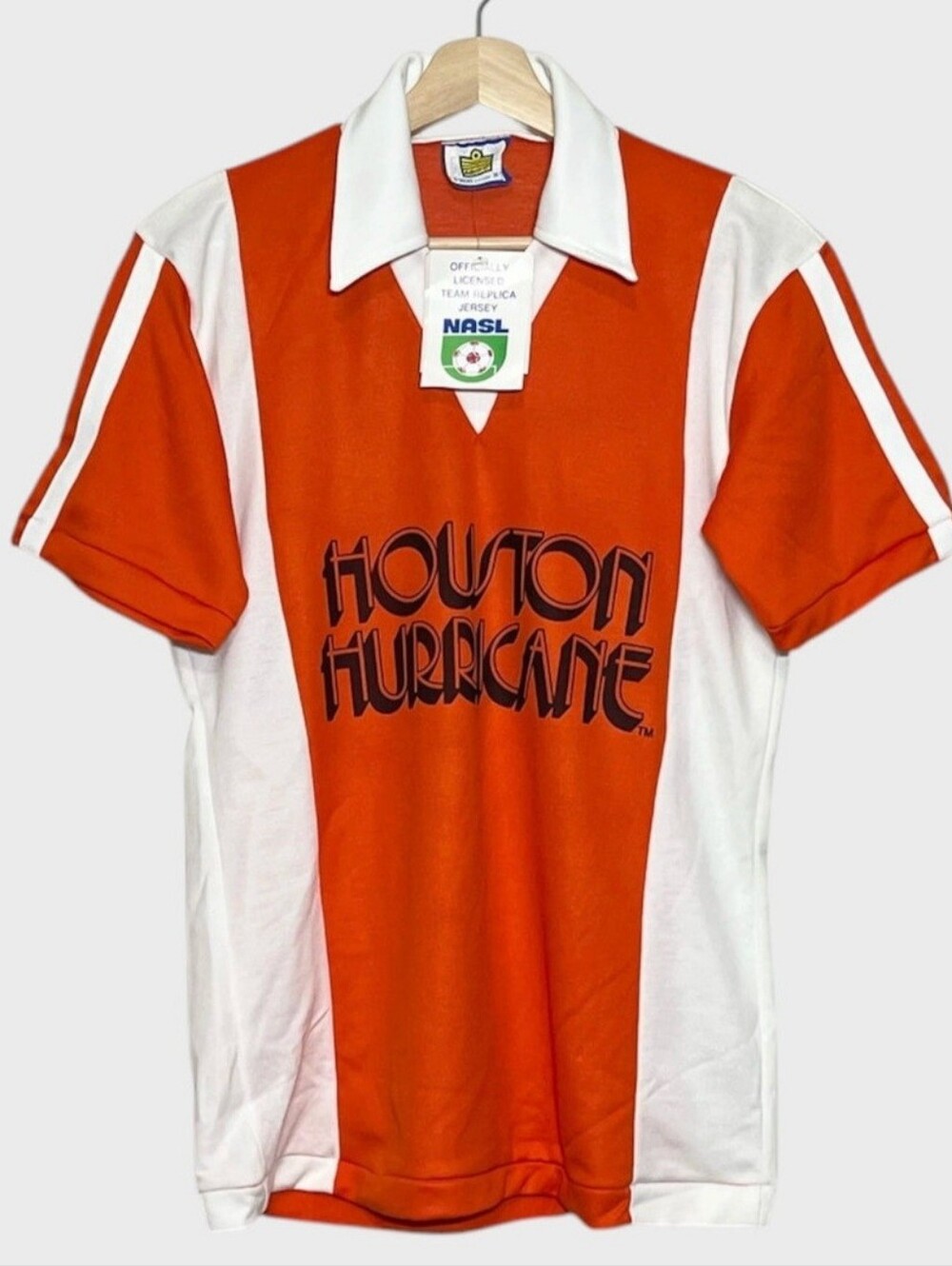 1979 NASL Houston Hurricane Soccer Jersey with Tags in bag